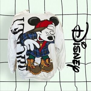 Vintage 90s Mickey Puffer Sweatshirt
